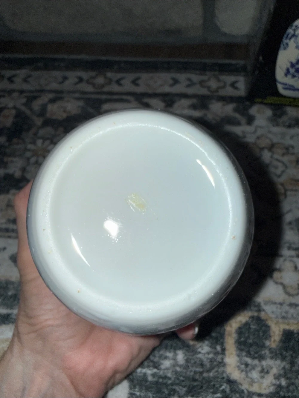 Oriental Porcelain Ginger Jar - Blue and White Decorative Home Art